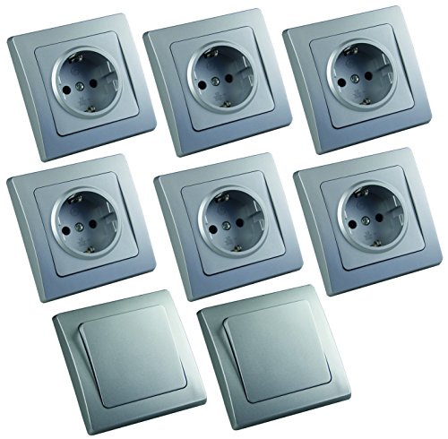 DELPHI Starter-Kit, 8-teilig, silber inkl. Rahmen