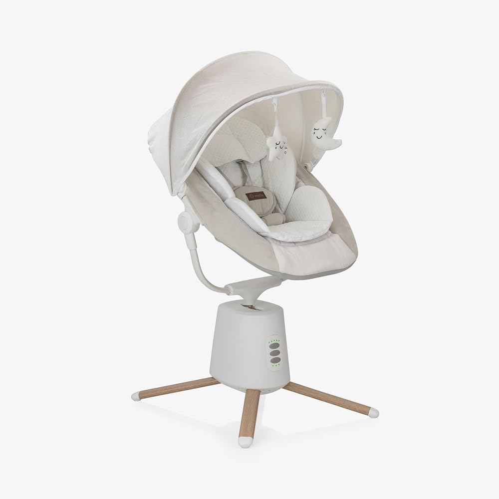 Elele We Made For Moms Mio Elektrikli Otomatik Sallanan Ana Kucağı Kademeli, Bej