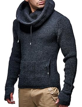 LEIF NELSON Herren Strickpullover LN5060