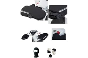 FARBROTHERSONLINE COMPATIBILE CON PER YAMAHA T-MAX 530 IRON MAX 2014-2021 COPRIMANOPOLE TUCANO URBANO R363-X COPRIMANI IMPERMEABILE NEOPRENE PER MANUBRI CON BILANCIERE MANOPOLE PARAFREDDO FODERA TERMICA