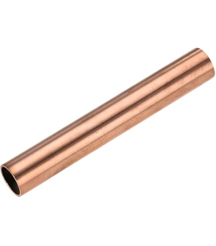 5 Stück Messingrohr Set - 18mm Außendurchmesser, 1mm Wandstärke, 6-30mm Länge