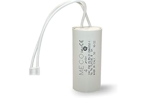 COPPERCART Condensateur 4µF pour moteur de volet roulant Bubendorff – Connecteur JST – 450V – Fond plat – Compact et fiable – Remplacement rapide – Fabrication italienne – Longue durée de vie