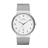 Skagen Herren Analog Quarz Smart Watch Armbanduhr mit Edelstahl Armband SKW6025