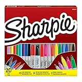 sharpie stifte set Permanente Tinte zur Verwendung auf Papier, Kunststoff, Metall und den meisten anderen Oberflächen