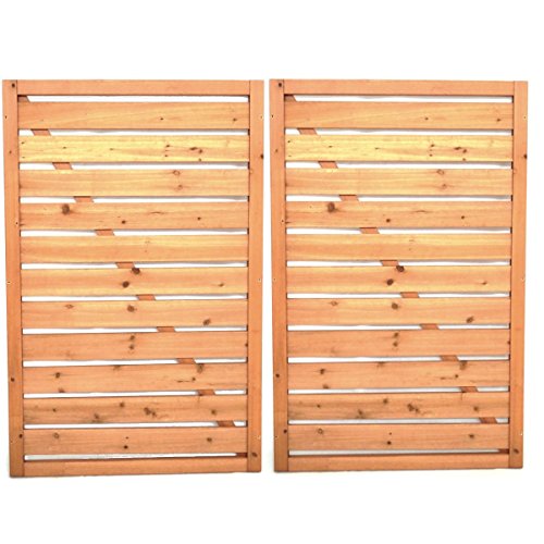 Mülltonnenverkleidung mit Rückwand 2 Mülltonnen 240l Mülltonnenbox Holz Müllcontainer Mülltonnenschrank - 3