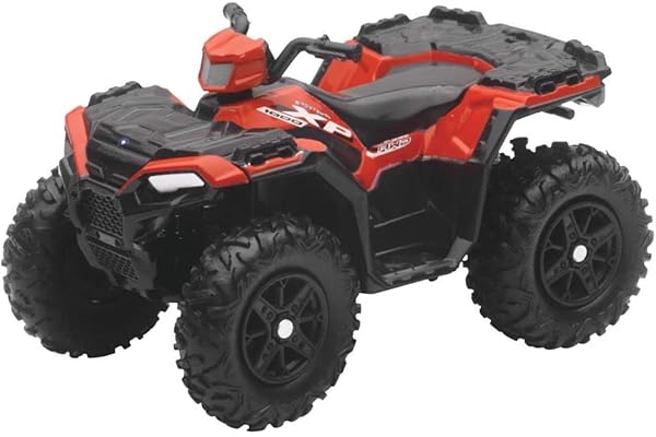 New Ray - Réplique Miniature - Polaris Sportsman XP - Véhicule Tout Terrain - Modèle Réduit De Collection Et De Jeu Pour Les Fans De Quad - Rouge - 2018 - 07363, Multicouleur