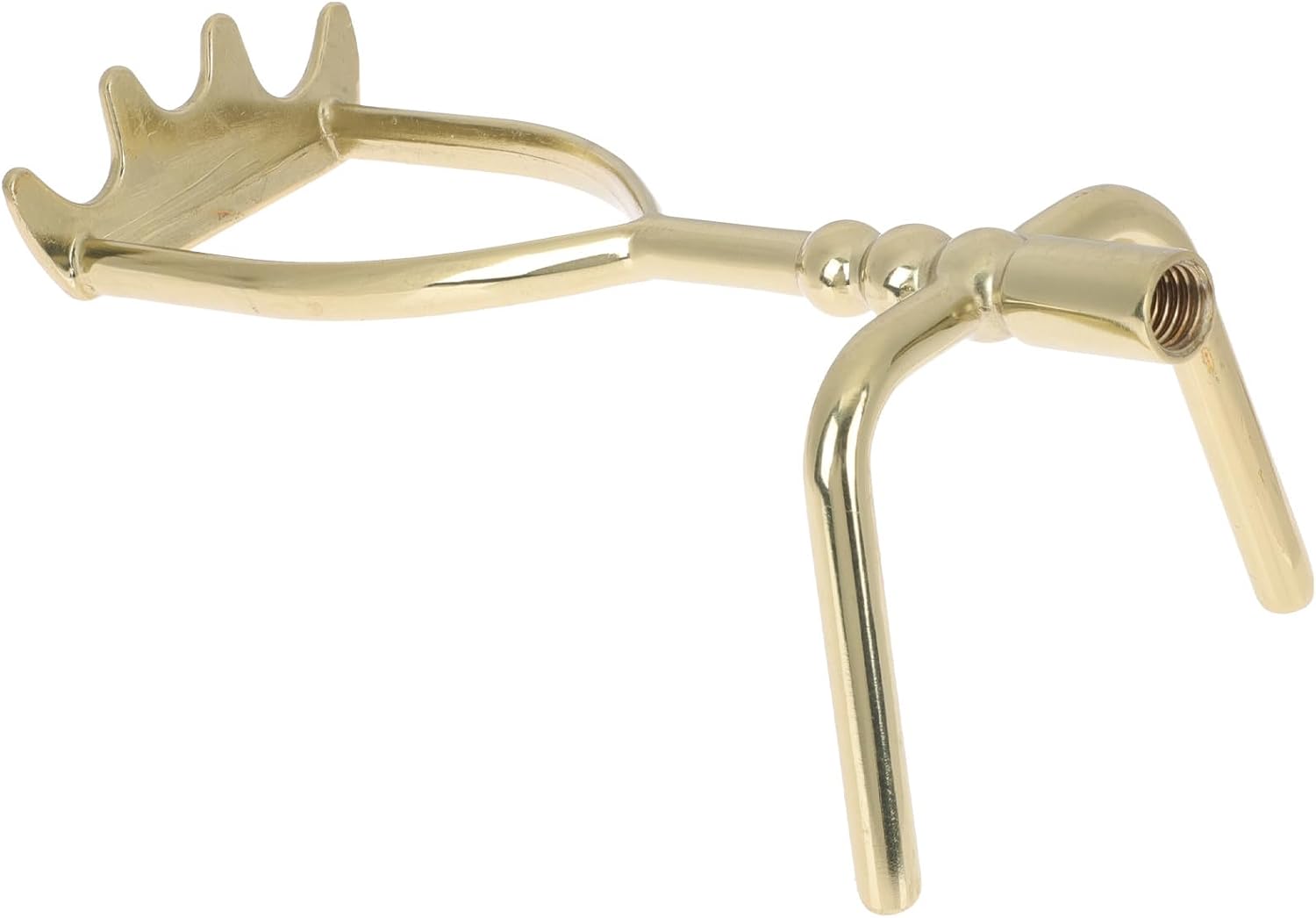 MOBUTOFU Cabeza de Puente para Taco de Billar de Snooker en Material Cobre Soporte Cruzado Portátil y Compacto Accesorio para Mesas de Billar Adecuado para Control y Estabilidad