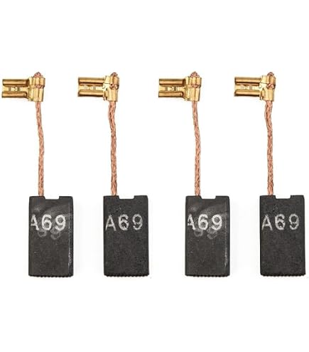 Coppia Di Spazzole Di Carbone Per Bosch Wet/WFA/WFE/WFK 5600/5610/5620, WFK 5730/6000/6010 - Con Attacco A Clip
