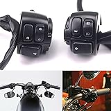 Linke Seite: Horn, Fernlicht, Abblendlicht, Blinker links