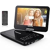 10.5' Tragbarer DVD-Player, 4 Stunden Akku, 1024*600 Digital...
