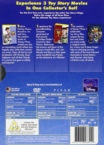 The Complete Toy Story Collection: Toy Story / Toy Story 2 / Toy Story 3 [DVD]