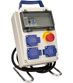 Distributeur électrique PCE Spitz, 2x CEE 16A, 2x CEE 32A, 6x SSD 16A Ip54 Noir 85824585