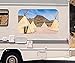 Produktbild 3D Autoaufkleber Indianer Dorf Zelt USA Amerika Berg Wüste Wohnmobil Auto Fenster Motorhaube Sticker Aufkleber 21A960, Größe 3D sticker:ca. 96x58cm