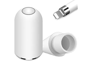 Wilbeva 1 Tappo/Tappi di Ricambio Magnetici per Pencil 1a Generazione + Punte di Ricambio Punta e Stilo per Pencil 1a Gen e 2a Generazione