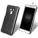 Price comparison product image Huawei Mate 9 Case, Pierre Cardin Premium Luxurious Slim Italian Genuine Cow Leather Hard Back Cover Back Case for Huawei Mate 9 (2016), Black