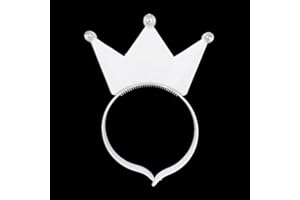 BF Souvenirs 1x LED Haarreif KRONE - blinkend und leuchtend, Prinzessin, König, Party Karneval Geburtstag Motto Party Fasching