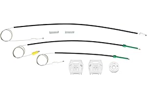 Bossmobil compatible con 607 (9D, 9U), Delantero derecho, kit de reparación de elevalunas eléctricos