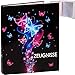 Produktbild alles-meine.de GmbH Zeugnismappe / Ringbuch / Zeugnisringbuch - Zeugnisse _ Schmetterlinge & Blumen - incl. 20 Seiten / 10 Einsteckseiten - dokumentenecht - Einlagen - A 4 - Doku..