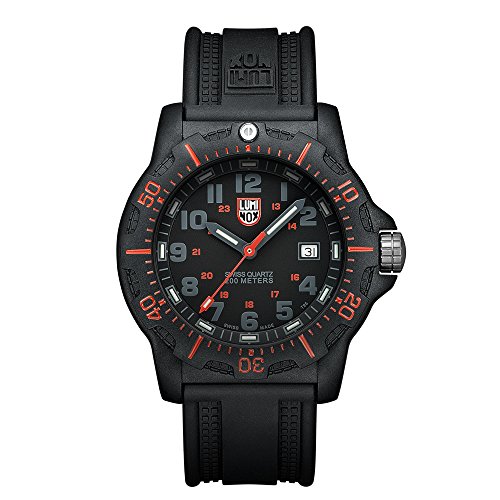 Luminox Black OPS PC Carbon Men's Quartz watch with Black dial featuring LLT Luminox light Technology 45 millimeters Carbon Compound case and Black PU Strap  XL.8815