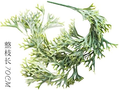 ZHUDJ Suspended Antlers Fern Artificial Fern Nacelle Wall Decoration Tropical Floral Flower Arrangement, Angle With A Sprig Of Germany