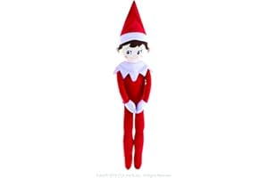 The Elf on the Shelf Plushee Pal Huggable-Boy | Idées et Accessoires pour Enfants et Adultes | Figurine Douce Jouet poupée (garçon étreint), PPHUGB, Rouge