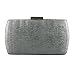 Trinity Evening Clutch In Metal (5712) (SILVER) RS.450.00