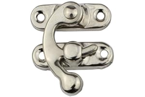 WAITLOVER Antique Vintage Latch Catch Jewellery Box Hasp Pad Hinges Accessories Buckle Box Concealed Chest V5O0 Hook Gift Lock