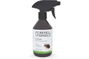 RepellShield Répulsif Anti Punaise de Lit - 250ml - Ultra Concentrée - Non Tachant - Usage Intérieur & Extérieur - Anti Punaises de Lit sans Danger pour vos Animaux Domestique - Fabriqué en Allemagne