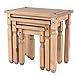 Produktbild Mercers Furniture Corona Piccolo Nest von Tischen, Holz, Antique Wax, 53 x 35 x 51 cm