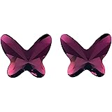 Young & Forever Gift Crystals from Swarovski Blue Drop Earrings For Women and Girls: 
