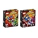 Produktbild LEGO Marvel Super Heroes 2er Set Mighty Micros 76073 76071 Wolverine vs Magneto + Spider-Man vs Scorpion