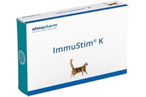 almapharm astorin ImmuStim K | 72 Tabletten | Ergänzungsfuttermittel für Katzen | Vitalstoffe für das Immunsystem | Zur Unterstützung des Immunsystems | Enthält beta-Glucane