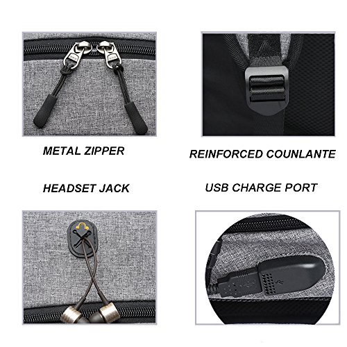 DailyStar Laptop-Rucksack  f  r 39 6-cm-Laptops  15 6  Zoll   Rucksack mit USB-Ladeanschluss  Diebstahlsicher  leichtes Gewicht  f  r M  nner   Frauen