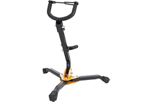EJOYOUS Support Pliable pour Saxophone Alto et Ténor - Stand Réglable en Métal Triangle pour Saxophone