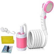 Doccia Portatile Elettrica Ricaricabile | Batteria 4800mAh | Flusso Regolabile | Per Campeggio E Viaggi