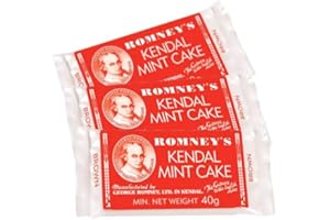 ARMONA TRADING LTD Kendal Mint Cake Romney's Brown Kendal Mintcake Bars 40g X3