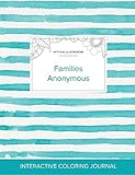 Image de Adult Coloring Journal: Families Anonymous (Mythical Illustrations, Turquoise Stripes)