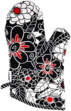 Flirty Aprons Scarlet Blossom Oven Mitt
