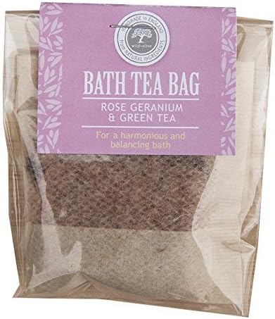 Bath Tea Bag (Rose Geranium and Green Tea)