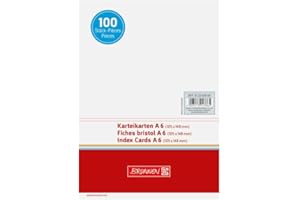 ‎BRUNNEN Brunnen Karteikarte A6 unlin ws 100St