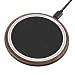 Produktbild Fast Wireless Charger Qi Ladegerät 10W Schnellladegerät für Samsung Galaxy Note 8/5 S8/S8 Plus S7/S7 Edge S6 Edge Plus, Handy Kabellose Ladestation für iPhone X iPhone 8/8 Plus Galaxy S9/S9 Plus (Holz)