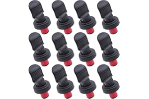 BANJILI Tappi per Bottiglie di Vino, 12 PCS Tappo per Vino in Silicone Tappi per Bottiglie Riutilizzabili Tappo Vino Sottovuoto, per Conservare ​la Birra Champagne, Keep Fresh (A)