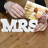 FRED´S LIFE – Mr & Mrs Holzbuchstaben und Deko-Fotohalter – Hochzeit, Hochzeitsdekoration, Dekoration, Geschenk, Jahrestag, Wohnung, Hochzeitsgeschenk, Hochzeitsdekoration - 2