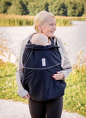 manduca by MaM 199-41-13-003 Deluxe Cover Flex, Regencover, one size, schwarz - 5