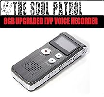 ESYNiC Rechargeable 8GB Steel Digital Voice Sound Phone Recorder Dictaphone MP3 Player Audio Record Black Color with Built-in Lithium Battery