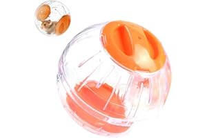 Sahgsa Piłka dla chomika dla małych zwierząt, 12 cm mini przezroczysta piłka gimnastyczna z tworzywa sztucznego