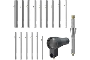 ANCLLO Kit di 15 pergolati di precisione per mirino, con foro di scorrimento, da 177 a 0,50