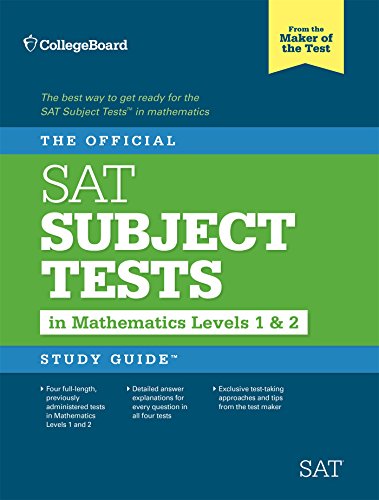 The Official Sat Subject Tests in Mathematics Levels 1 & 2 livre