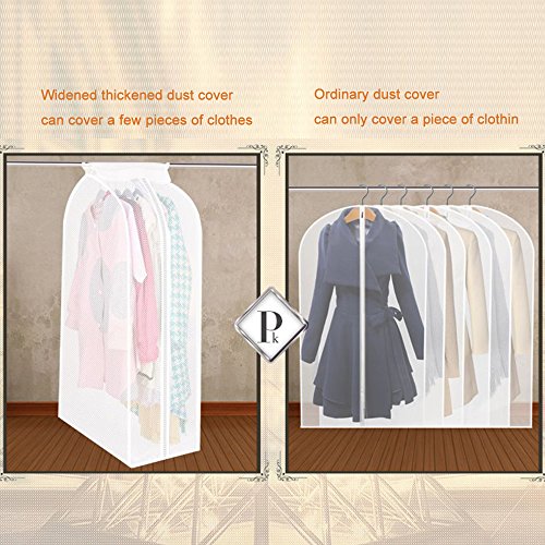 Sayou® KleiderschutzhüLle / Kleidung Lagerung / KleidungsstüCk Abdeckung / Transparente KleidersäCke / Kleiderschutzhüllen mit ReißVerschluß (60*110*30cm) - 6