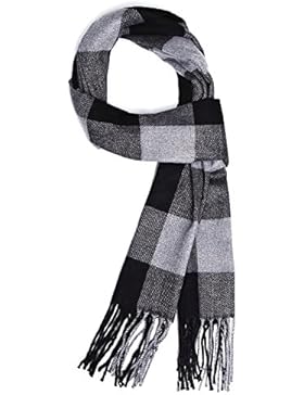 MUCO Schal für Frau / Mann Baumwolle Schal Dünn Winter Frühling Herbst Kariert Schal wesentlich Artefakt Weihnachtsgeschenk...